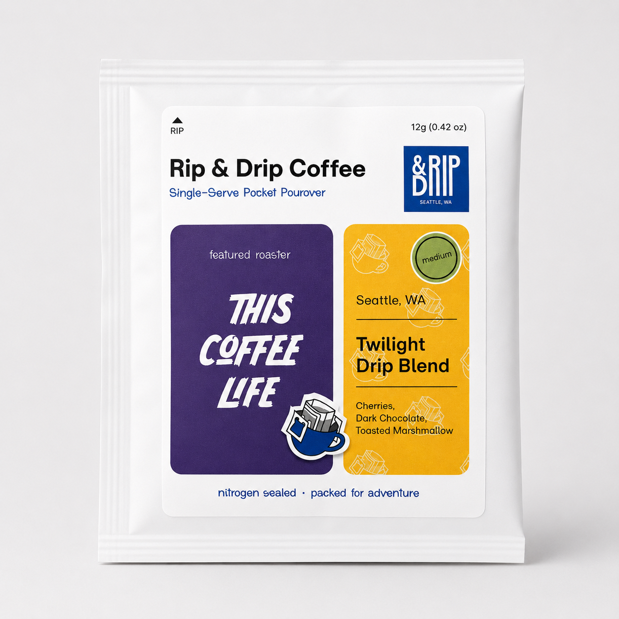 Pocket Pourover (Medium Roast) - 7 Pack